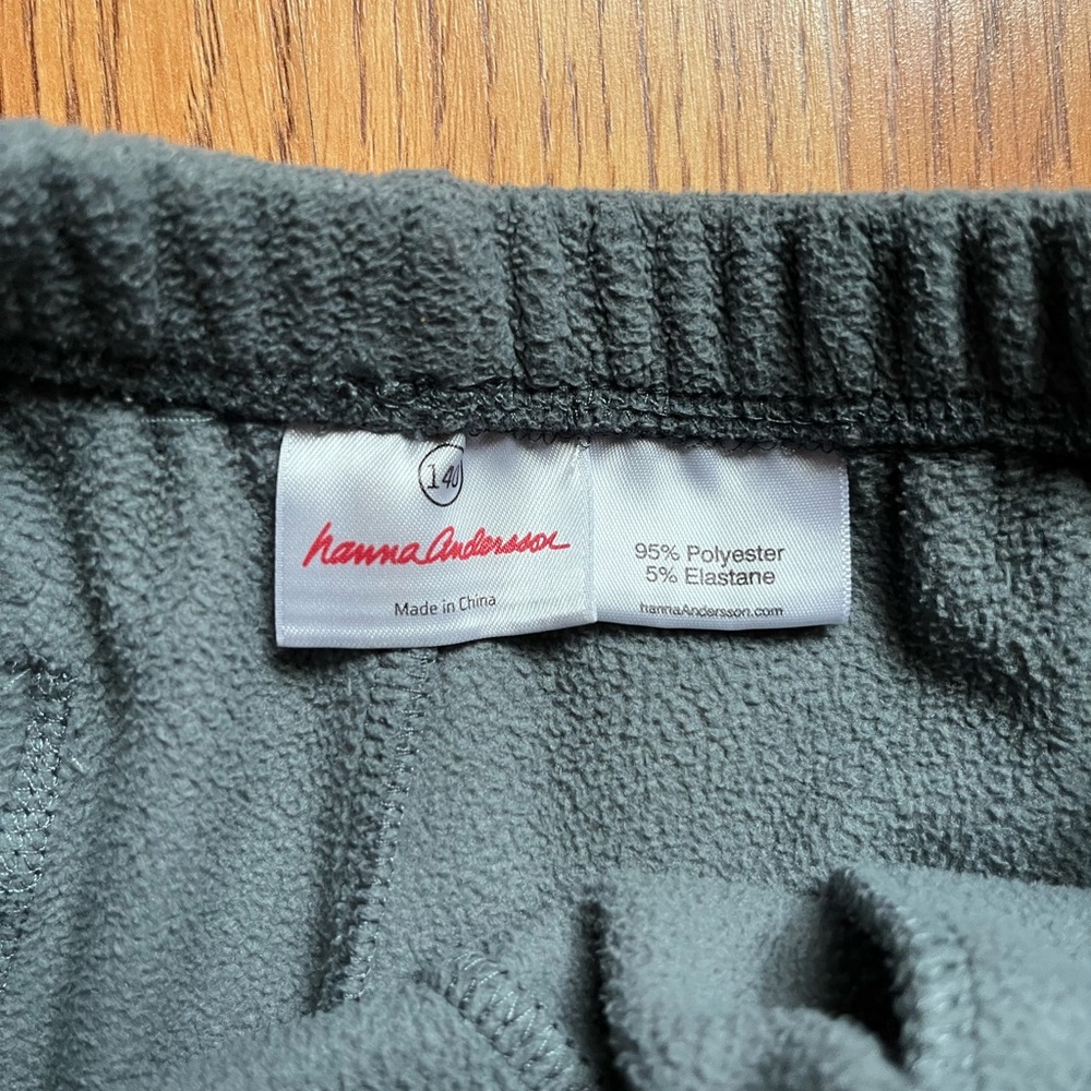 Hanna Andersson gray fleece pants
